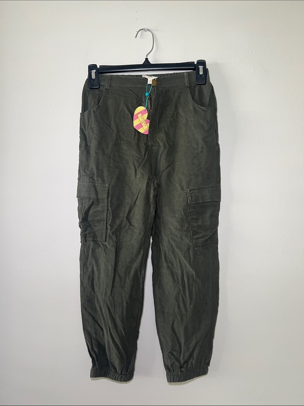 Hayden Girls Olive Green Cargo Jogger Pants